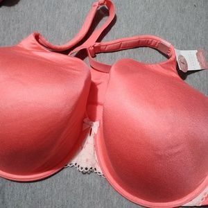 New Cacique bra sz 46 DDD pink padded underwire